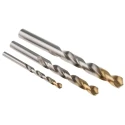 Dormer 25-Piece High Speed Steel Tin Twist Drill Bit Set for Multi-Material, 1 mm Min, 13 mm Max A095204