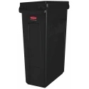 Rubbermaid Commercial Products Slim Jim Polyethylene Waste Bin 87L Black FG354060BLA