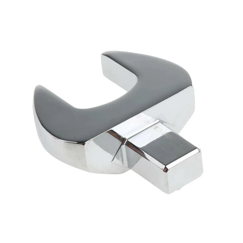Facom Metric Open End Spanner Head 9 x 12 mm Insert, 19 mm Size, Alloy Steel Chrome Finish 10.19