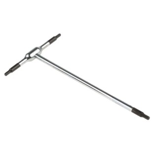 Facom T Metric Hex Key with 2.5 mm Hex Size, Chrome Vanadium Steel, 125 mm Length 84TC.2.5