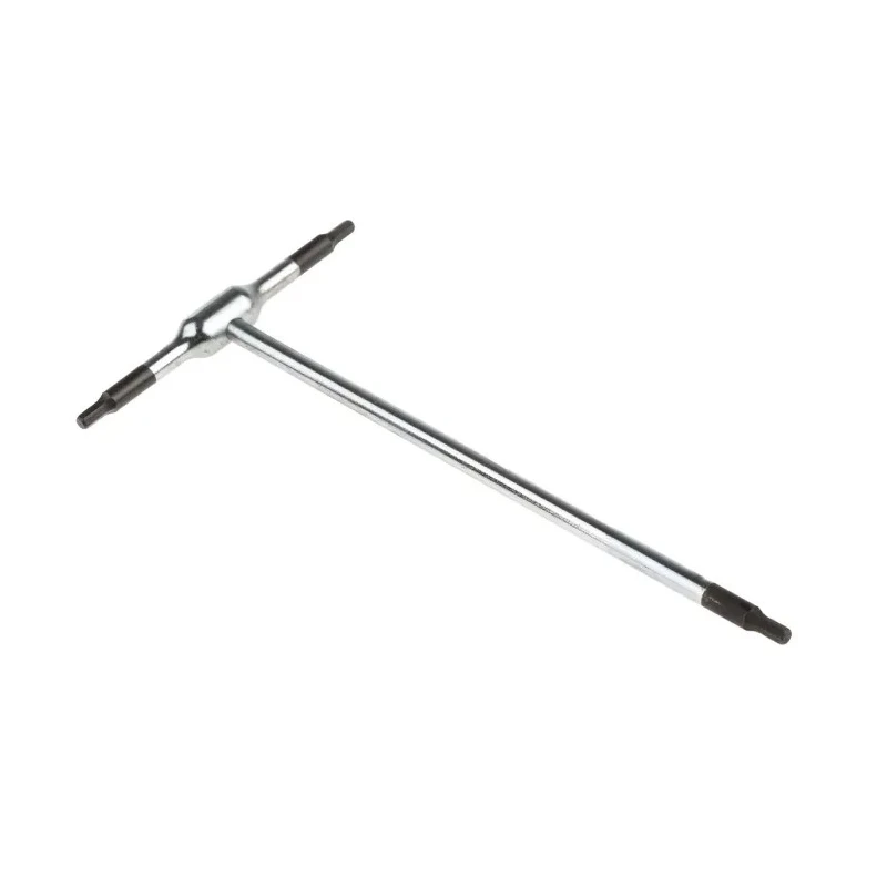 Facom T Metric Hex Key with 2.5 mm Hex Size, Chrome Vanadium Steel, 125 mm Length 84TC.2.5