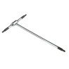 Facom T Metric Hex Key with 2.5 mm Hex Size, Chrome Vanadium Steel, 125 mm Length 84TC.2.5