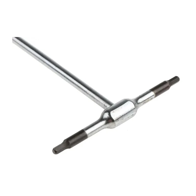 Facom T Metric Hex Key with 2.5 mm Hex Size, Chrome Vanadium Steel, 125 mm Length 84TC.2.5