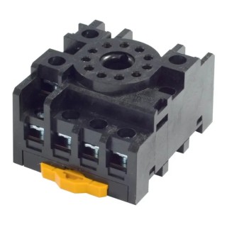 Omron MK 11 Way DIN Rail Relay Socket 250V AC, 10A Screw Terminal PF113A-N