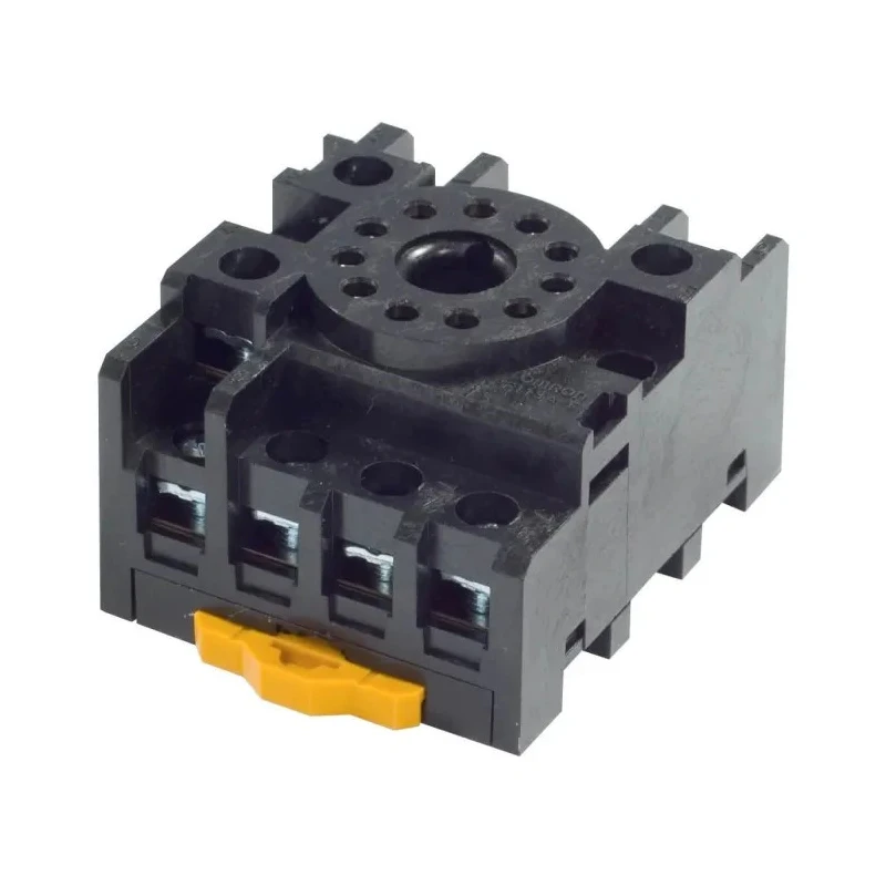 Omron MK 11 Way DIN Rail Relay Socket 250V AC, 10A Screw Terminal PF113A-N