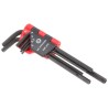 Facom 6 Piece L Metric Hex Key Set Hex Sizes 2 - 2.5 - 3 - 4 - 5 - 6 mm 83R.JP6