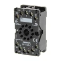 Omron MKS 11 Way 300V AC DIN Rail Relay Socket for Use with MKS Series PF113A-D