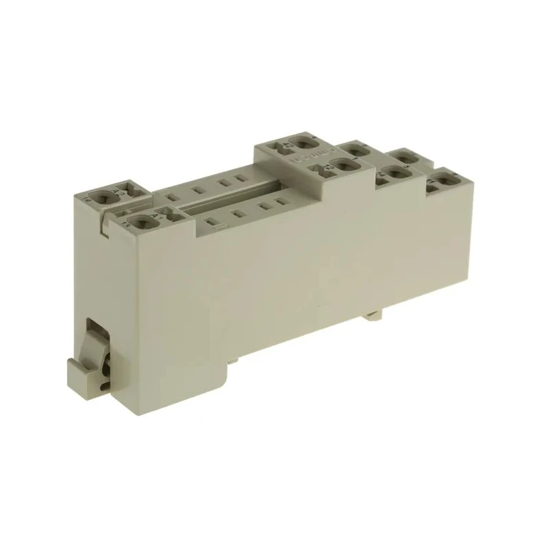Omron 250V AC 10A 8-Contact DIN Rail Mount Relay Socket for MY2 Series PYF08S