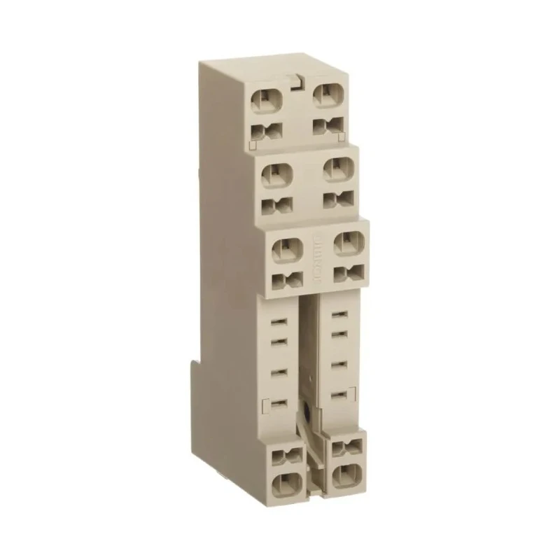 Omron 250V AC 10A 8-Contact DIN Rail Mount Relay Socket for MY2 Series PYF08S