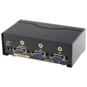 NewLink 2 Port 1 Input 2 Output VGA Splitter with 3.5 mm Stereo Audio Support nlkvs-552aud