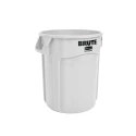 Rubbermaid Commercial Products BRUTE 75L White Polyethylene Waste Bin FG262000WHT