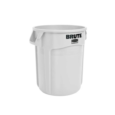 Rubbermaid Commercial Products BRUTE 75L White Polyethylene Waste Bin FG262000WHT