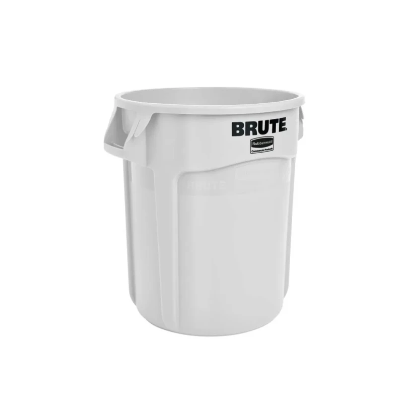 Rubbermaid Commercial Products BRUTE 75L White Polyethylene Waste Bin FG262000WHT
