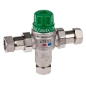 Reliance Water Controls Nickel Plated Brass Thermostatic Mixing Valve 15 mm, 16 bar, Max Temp 85°C HEAT110750
