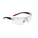 Bolle Safety IRI-s Semi-Framed Safety Glasses with Clear Polycarbonate Lens, Scratch Resistant, Anti-Mist IRIDPSI2.5