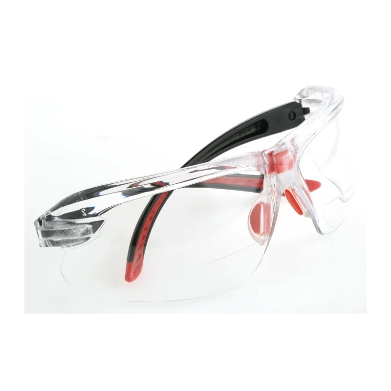 Bolle Safety IRI-s Semi-Framed Safety Glasses with Clear Polycarbonate Lens, Scratch Resistant, Anti-Mist IRIDPSI2.5