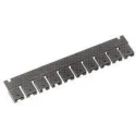 TE Connectivity AMPMODU Shunt Straight Female Black Open Top 2 Way 1 Row 2.54 mm Pitch 1-382811-6