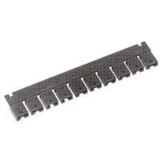 TE Connectivity AMPMODU Shunt Straight Female Black Open Top 2 Way 1 Row 2.54 mm Pitch 1-382811-6