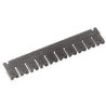 TE Connectivity AMPMODU Shunt Straight Female Black Open Top 2 Way 1 Row 2.54 mm Pitch 1-382811-6