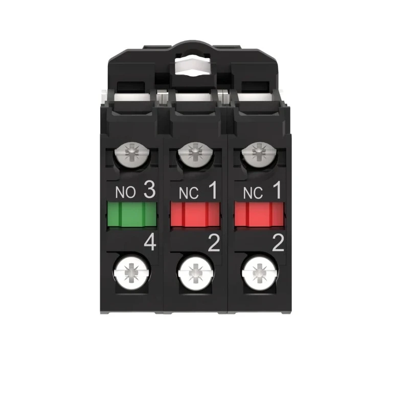 Schneider Electric Harmony Series Contact Block 60V 10A Screw Terminal 1 NO/2 NC ZB5AZ141