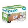 Dymo White Black Print Label Roll 102 mm Width 575 Per Roll Qty S0947420