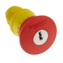 Schneider Electric Harmony Series Key Release Emergency Stop Push Button Panel Mount 22mm Cutout 1 NC 600V AC XB5AS9442