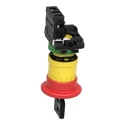 Schneider Electric Harmony Series Key Release Emergency Stop Push Button Panel Mount 22mm Cutout 1 NC 600V AC XB5AS9442