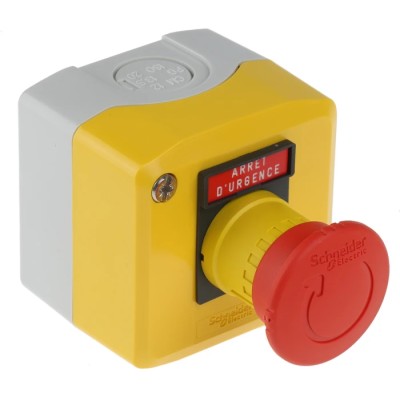 Schneider Electric Harmony Series Turn to Release Emergency Stop Push Button 600V AC, Surface Mount, 1 NC XALK1781