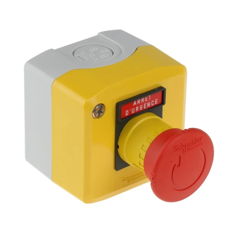 Schneider Electric Harmony Series Turn to Release Emergency Stop Push Button 600V AC, Surface Mount, 1 NC XALK1781