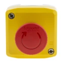 Schneider Electric Harmony Series Twist Release Emergency Stop Push Button Surface Mount 40mm Cutout 1 NC Contact XALK178