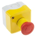 Schneider Electric Harmony Series Twist Release Emergency Stop Push Button Surface Mount 40mm Cutout 1 NC Contact XALK178