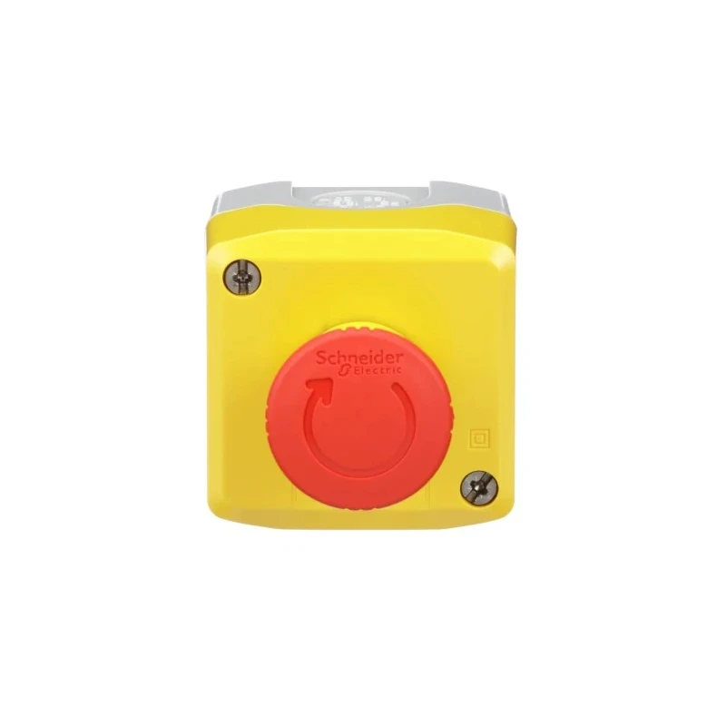 Schneider Electric Harmony Series Twist Release Emergency Stop Push Button Surface Mount 40mm Cutout 1 NC Contact XALK178