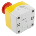 Schneider Electric Harmony Series Twist Release Emergency Stop Push Button Surface Mount 40mm Cutout 1 NC Contact XALK178