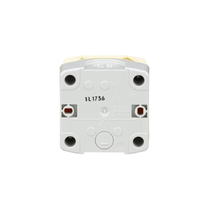 Schneider Electric Harmony Series Twist Release Emergency Stop Push Button Surface Mount 40mm Cutout 1 NC Contact XALK178
