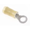 TE Connectivity PIDG Insulated Ring Terminal M5 Stud Size, 12 AWG to 10 AWG Wire Size, Nylon Insulation, Yellow 32883