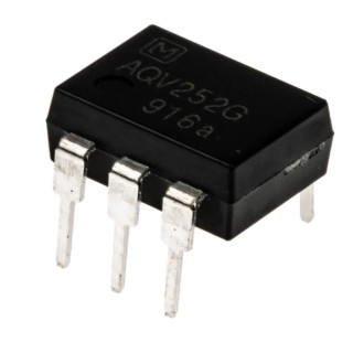 Panasonic HE 1 Form A High Capacity Series Solid State Relay, 2.5 A Load Current, 60 V Load Voltage, 5 V DC Control AQV252G
