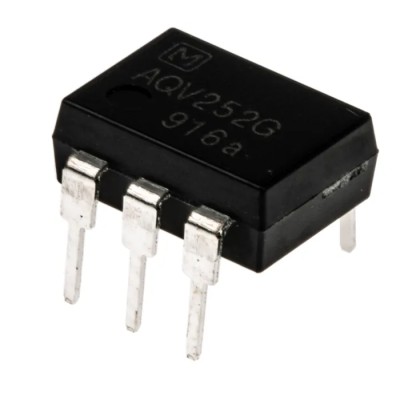 Panasonic HE 1 Form A High Capacity Series Solid State Relay, 2.5 A Load Current, 60 V Load Voltage, 5 V DC Control AQV252G