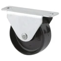 Tente Fixed Pressed Steel Castor Wheel, Polyamide 25 mm Diameter, 50 kg Load Capacity, Passivated Zinc 2198UOI025P60-40x17