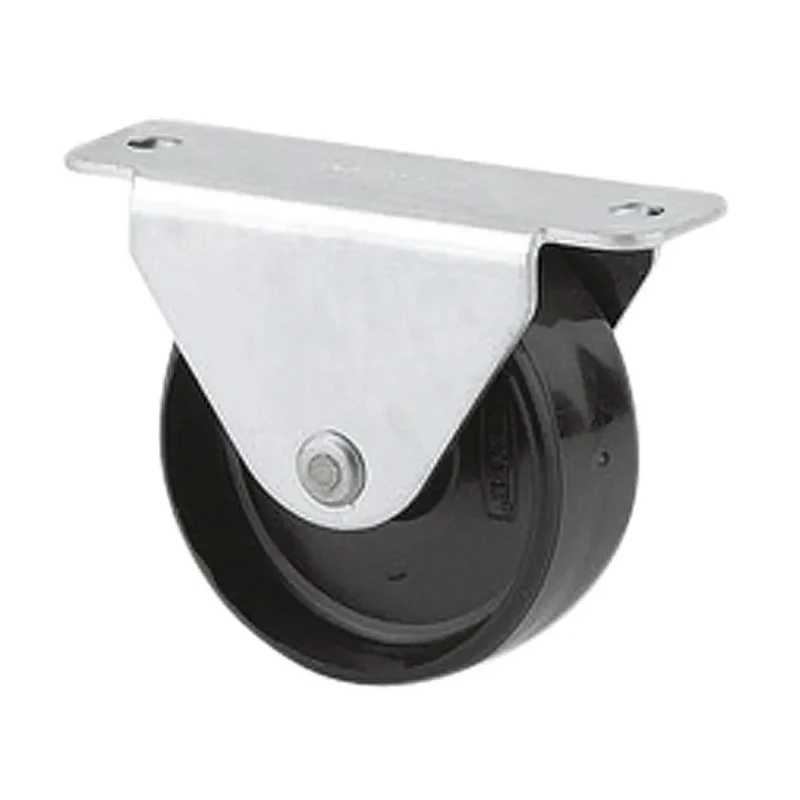 Tente Fixed Pressed Steel Castor Wheel, Polyamide 25 mm Diameter, 50 kg Load Capacity, Passivated Zinc 2198UOI025P60-40x17