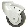 Tente Swivel Castor with 70 kg Load Capacity, 100 mm Wheel Diameter, Thermoplastic Rubber Wheel 5020PJH100L51-10 RAL9006