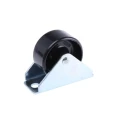 Tente Fixed Castor Wheel 60 kg Capacity 30 mm Wheel Diameter Pressed Steel Frame Polyamide Wheel 2198UOI030P60-45x20