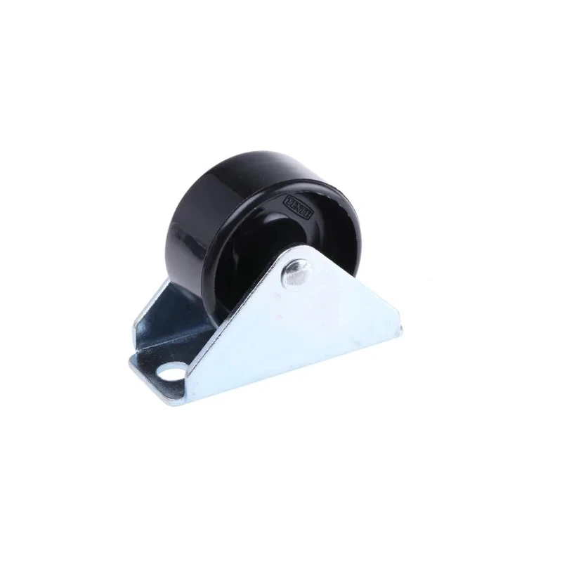 Tente Fixed Castor Wheel 60 kg Capacity 30 mm Wheel Diameter Pressed Steel Frame Polyamide Wheel 2198UOI030P60-45x20
