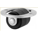 Tente Fixed Castor Wheel, 30 kg Load Capacity, 14 mm Wheel Diameter, Polyamide Wheel, 1298UOI014P80