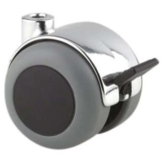 Tente Swivel Castor Wheel 50 mm Diameter, 40 kg Load Capacity, Thermoplastic Rubber Tread 5525PJI050L51-8