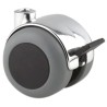 Tente Swivel Castor Wheel 50 mm Diameter, 40 kg Load Capacity, Thermoplastic Rubber Tread 5525PJI050L51-8