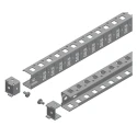Schneider Electric NSYSUCR Series Cross Rail 40mm Width, 700mm Height, 27mm Depth For Use With Spacial SF SM SFX NSYSUCR4070