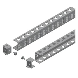 Schneider Electric NSYSUCR Series Cross Rail 40mm Width, 700mm Height, 27mm Depth For Use With Spacial SF SM SFX NSYSUCR4070