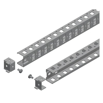 Schneider Electric NSYSUCR Series Cross Rail 40mm Width, 700mm Height, 27mm Depth For Use With Spacial SF SM SFX NSYSUCR4070