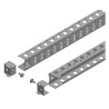Schneider Electric NSYSUCR Series Cross Rail 40mm Width, 700mm Height, 27mm Depth For Use With Spacial SF SM SFX NSYSUCR4070