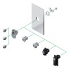 Schneider Electric PanelSeT Series 8 mm Triangular Lock For Use With Spacial S3X NSYTT8CSX